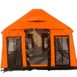 YX Large Luxury 5 6 7 Person Waterproof Durable Inflatable Airtight Camping Tent for Outdoor Camping