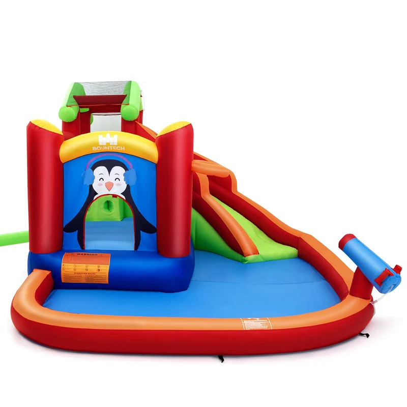 Yard Juegos Inflables Bounce Water Slide Lướt Nước Bouncy Lâu Đài Bơm Hơi Combo Sử Dụng Tại Nhà