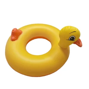 Yellow Duck Inflatable Pool Floats Swim Ring for Kids Adults PVC Inflatable Swimming Ring