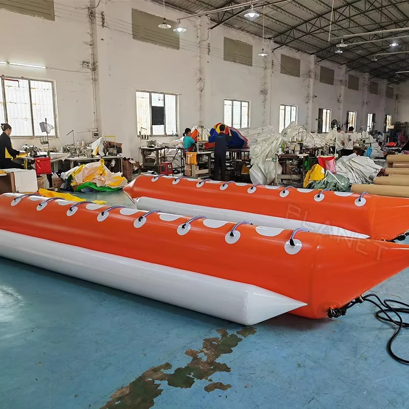 Yellow Inflatable Flyfish PVC Flying Fish Inflatable Banana Boat