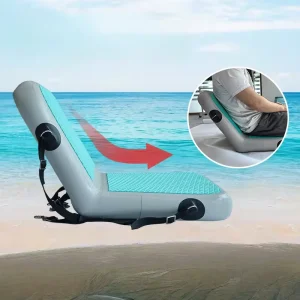 ZM G 188 Inflatable Boat & Kayak Seat Cushion Orange Light Blue PVC Surfing Accessories