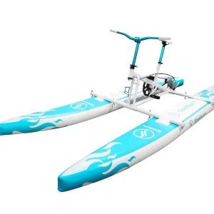 Zebec Neuheit aufblasbare schwimmende Wasserfahrrad-Pedalboote zu verkaufen