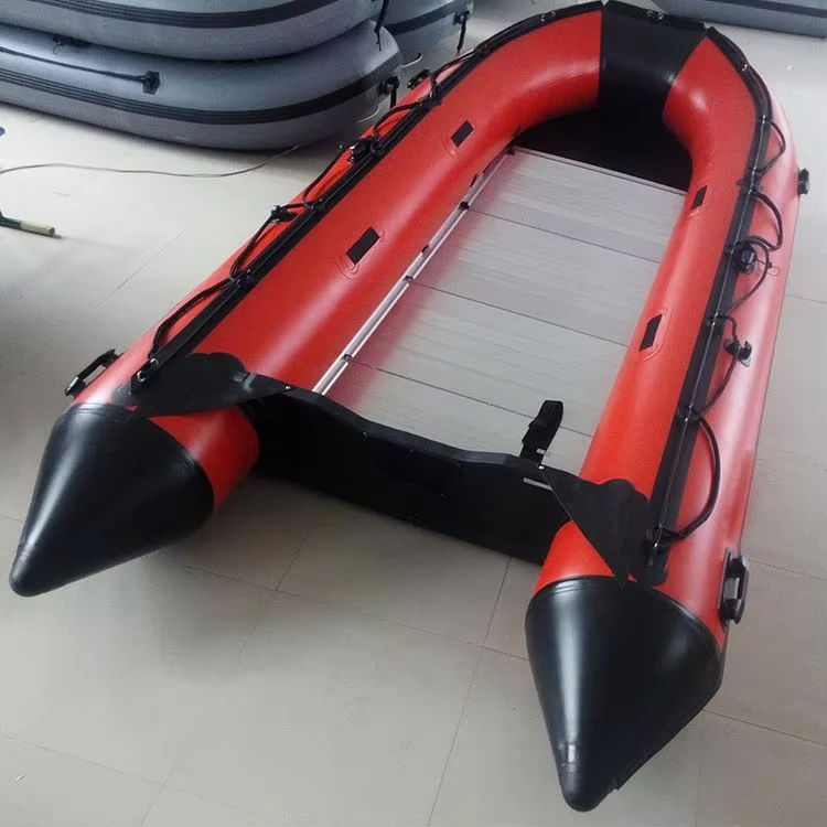 bote inflable de piso personalizable para pesca con certificación CE
