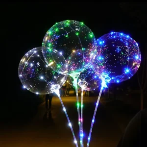 Bóng bay LED glo Bobo trang trí tiệc, bóng bay phát sáng cho trang trí tiệc hoặc quà tặng