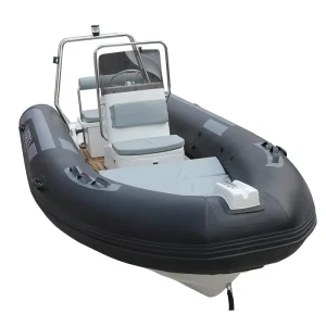 inflatable fiberglass boat with Hypalon struts and CE certificate