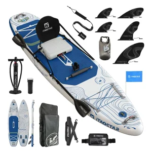 iTAOSTAR Adventure A02C 12’x35″x6″ New Paddle Board Inflatable With Kayak Seat Stand up Paddle Board Sup Surfing Paddle Board