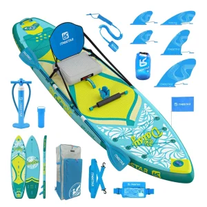 iTAOSTAR Daisy D03A All Around Inflatable SUP Stand up Paddle Board Kit Drop Stitch Material for Outdoor Sports in Ocean Waters
