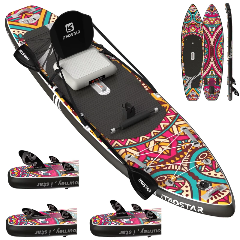 iTAOSTAR Novelty N01K 11'6"x35"x6" Nova Prancha Inflável e Prancha de Surf para Desportos Aquáticos