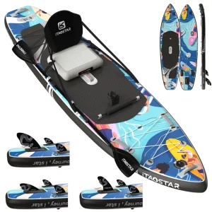 iTAOSTAR Novelty N01O 11’6″x35″x6″ New Design Ocean Style Sup Paddle Board Yoga Sup Board Accessories Stand Up Paddle Board