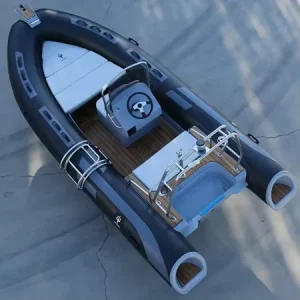 Hypalon material fiberglass rigid inflatable boat body inflatable hulls