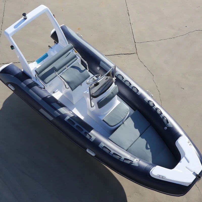 Bote Inflable de Caucho, Balsa Inflable, Barco de Fibra de Vidrio