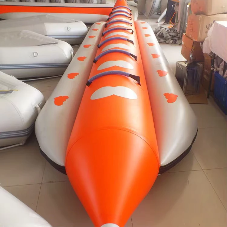 Bateau banana gonflable sur mesure en PVC pour sports nautiques en extérieur