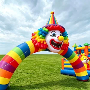 fournisseur de clown gonflable d'Halloween pour arche d'entrée pour événement de fête