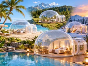 INFLATABLE BUBBLE TENTS