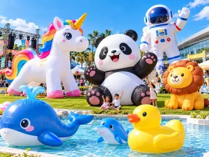 Inflatable cartoon