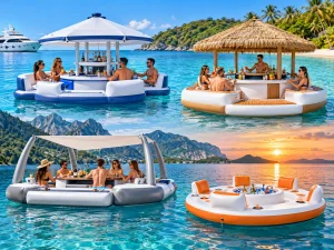 Inflatable Floating Bar