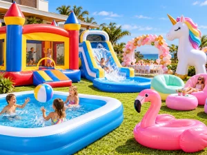Inflatable party products