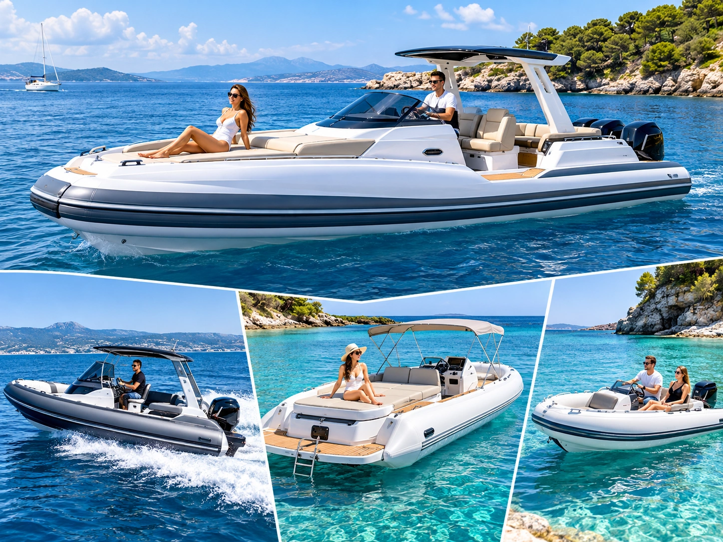 Inflatable yacht