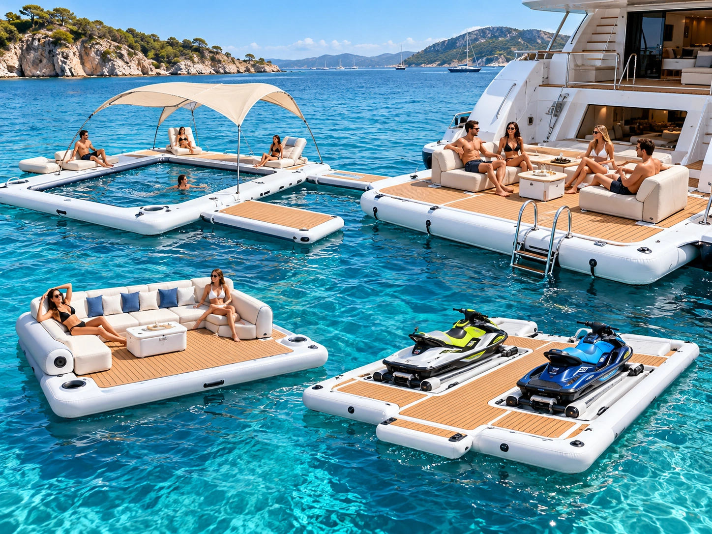 Inflatable Yacht Platform