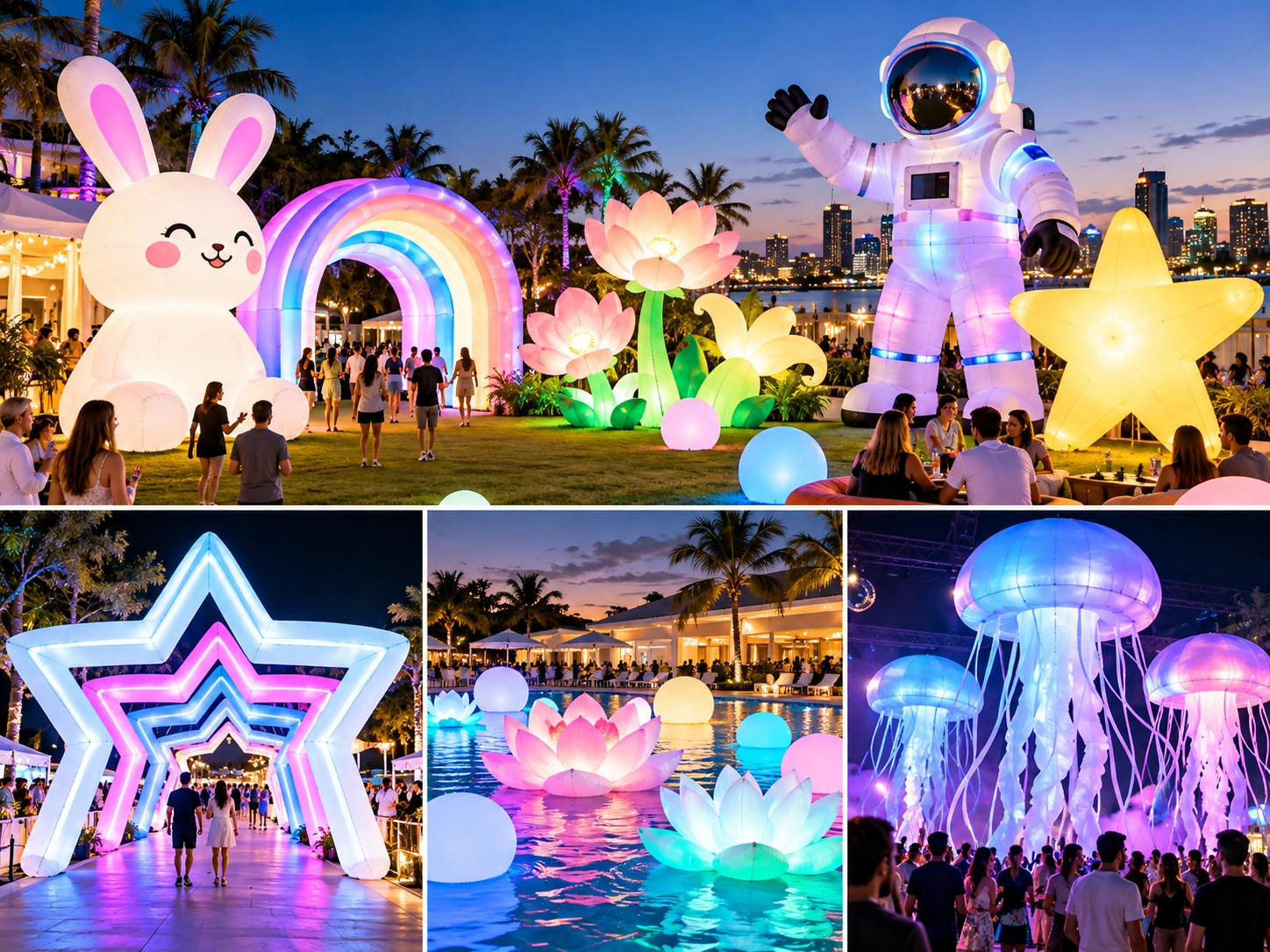 LED Light Inflatable Decorations LED